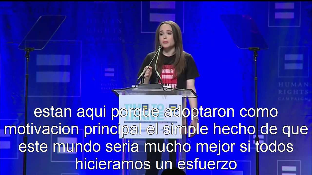 Ellen Page sale del closet (español)