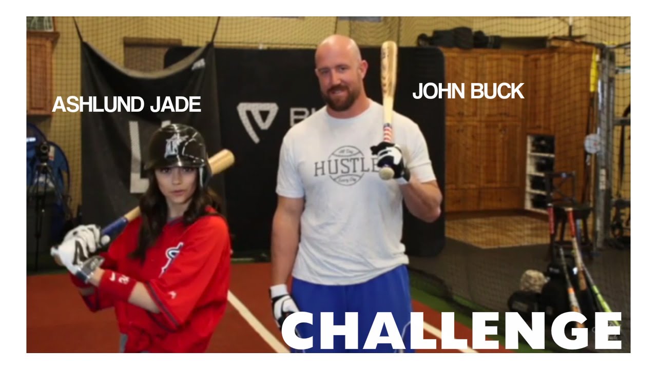 MLB Allstar John Buck & Ashlund Jade CHALLENGE!