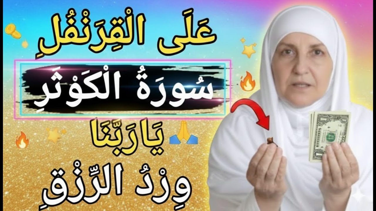العمل الطويل بسورة الكوثر | سرّ عظيم لجلب الرزق والمال والبركة– الدكتورة هيفاء