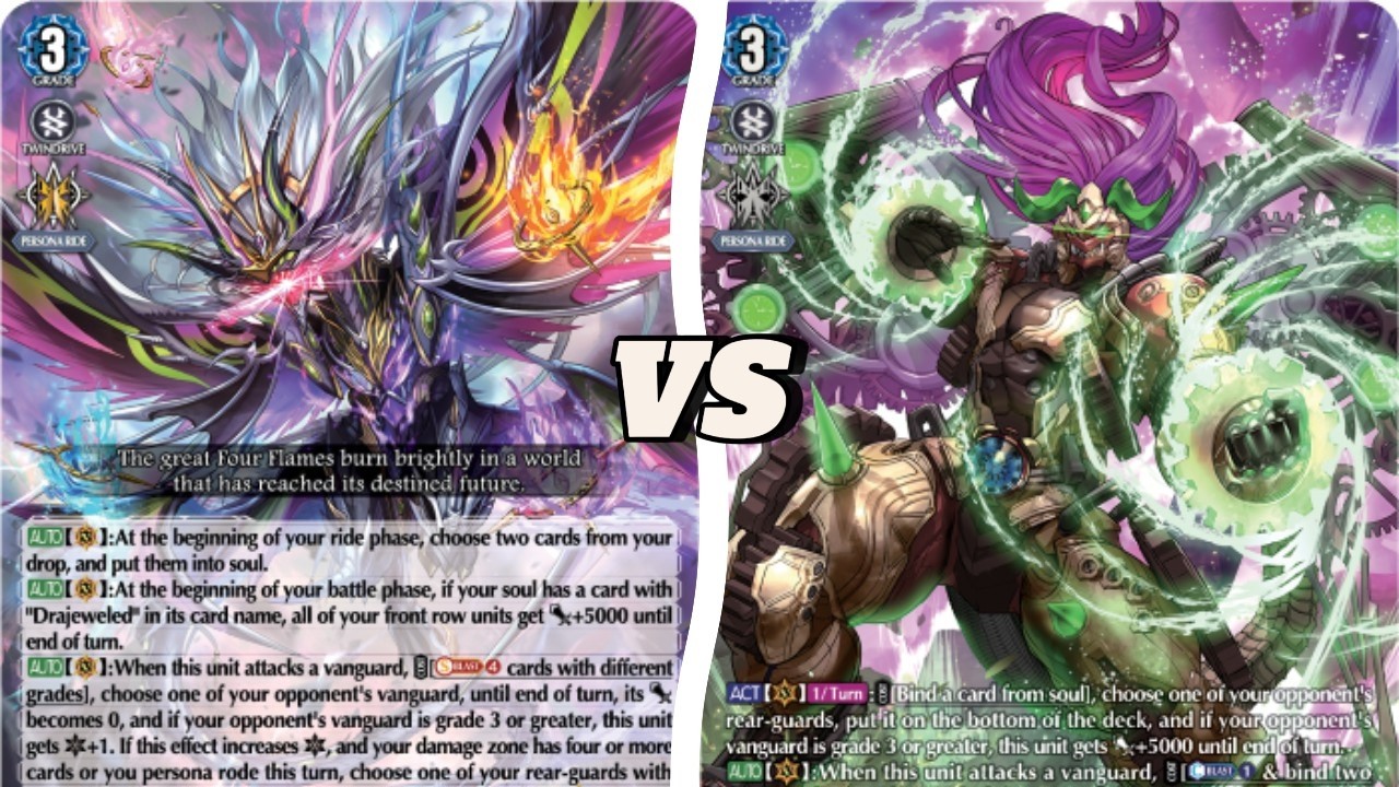 [Cardfight!! Vanguard] Drajeweled Magnus vs Crowind Dragon (DZ-BT11) - Standard