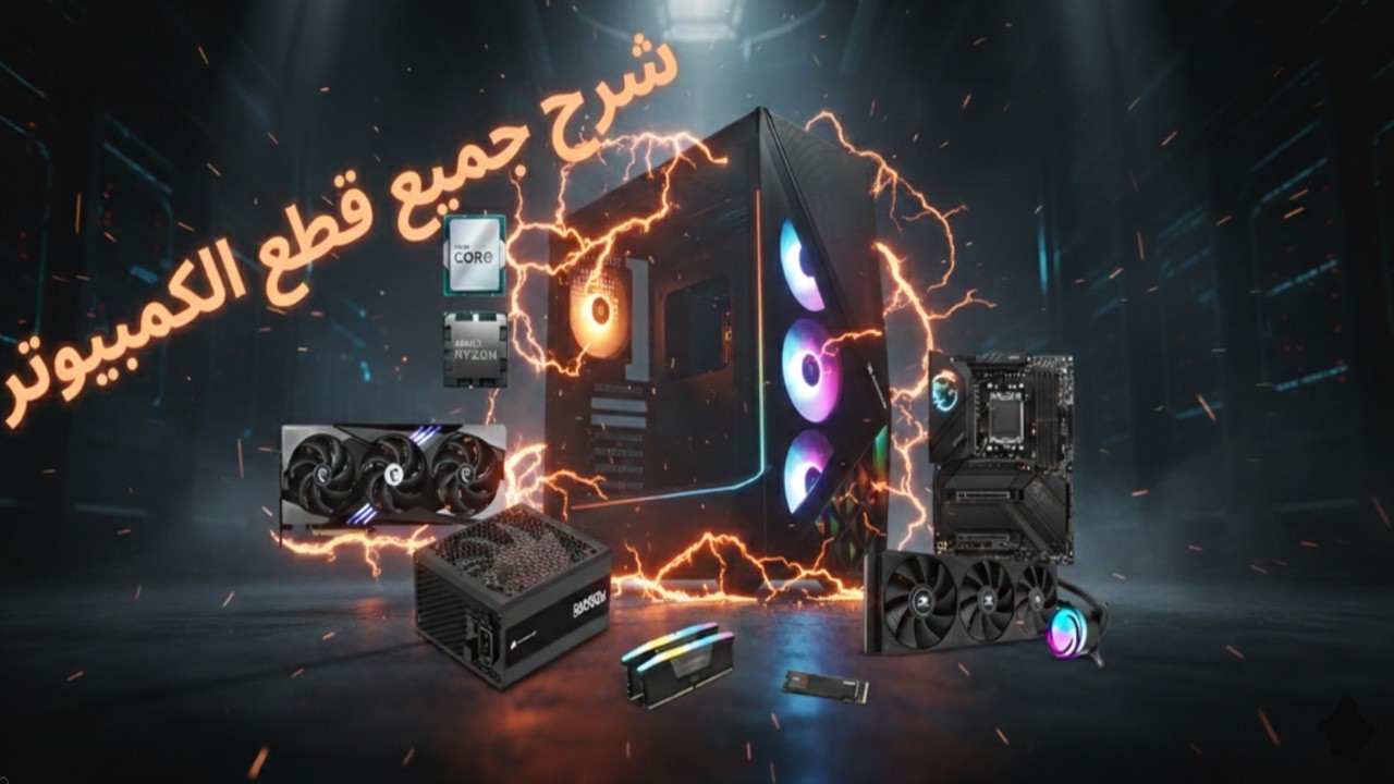 تعلم قطع الكمبيوتر في 25 دقيقة (للمبتدئين)