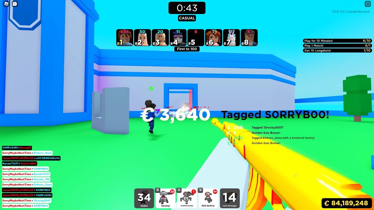 469 Kills on Bridge 2021 | Roblox Big Paintball