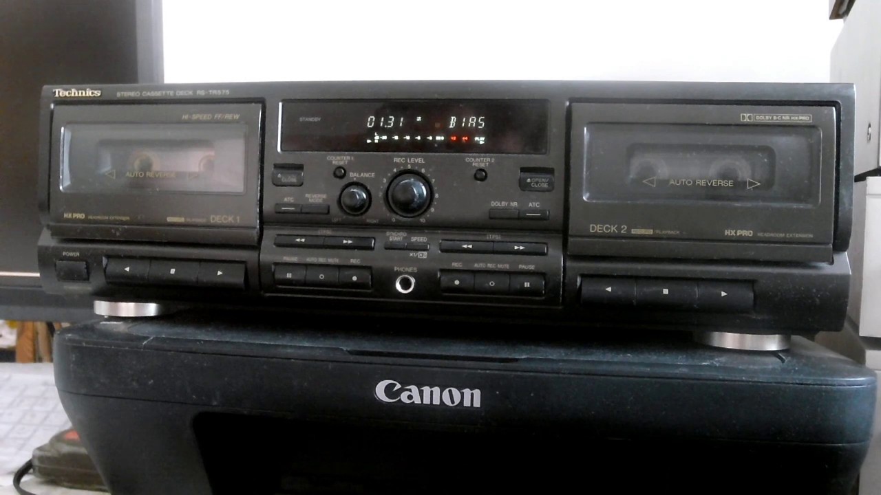 Technics Stereo Cassette Deck RS-TR575//Полный обзор