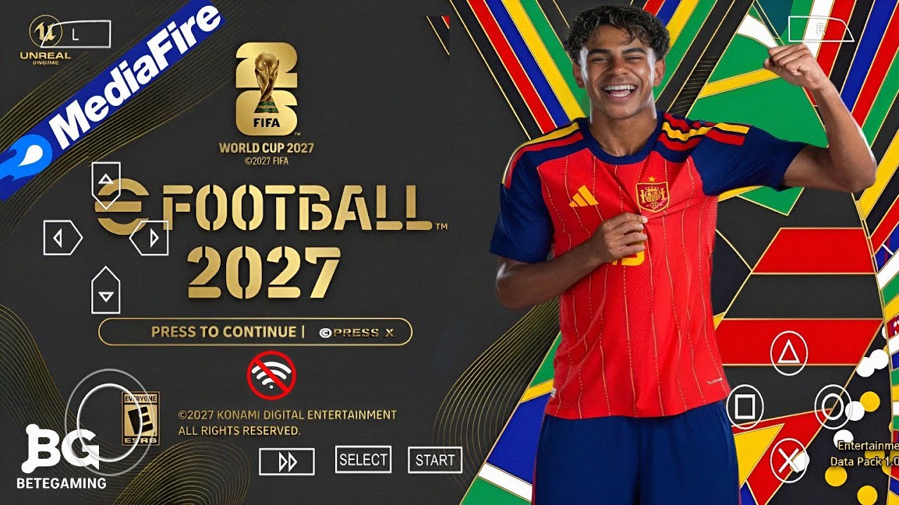 eFootball PES 2026 PSP Android Offline Камера как на PS5 | Efootball 2026 PPSSPP Обновление UCL &...