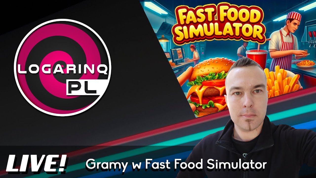 LIVE 2026 # 036 | Gramy w Fast Food Simulator + Zatrudniam do pracy w kooperacji! 😀📜