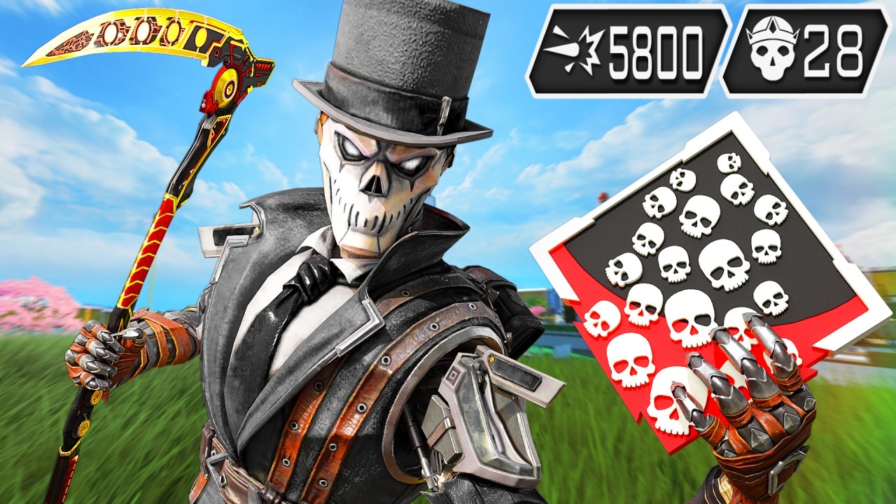 AMAZING REVENANT 28 KILLS & 5800 DAMAGE (Apex Legends Gameplay)