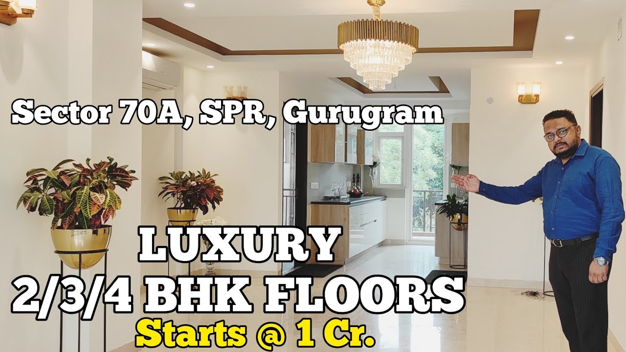 2/3/4BHK Luxury Builders Floor in Gurgaon | Sector 70A | SPR | BPTP Pedestal Low Rise Floors | 😍👌 |