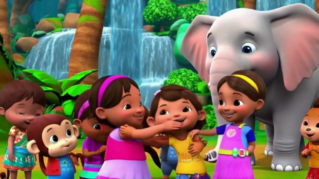 🌴🎶 Jumpy Jungle Adventure | Fun 3D Kids Song | Animal Dance & Learning 🎉🦁🐘