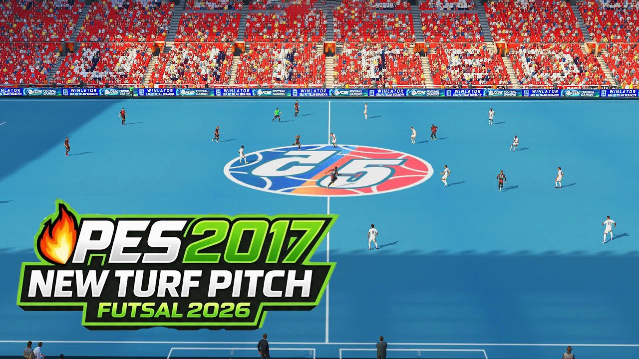 🔥 PES 2017: НОВОЕ ФУТЗАЛЬНОЕ ПОЛЕ С ГАЗОНОМ 2026