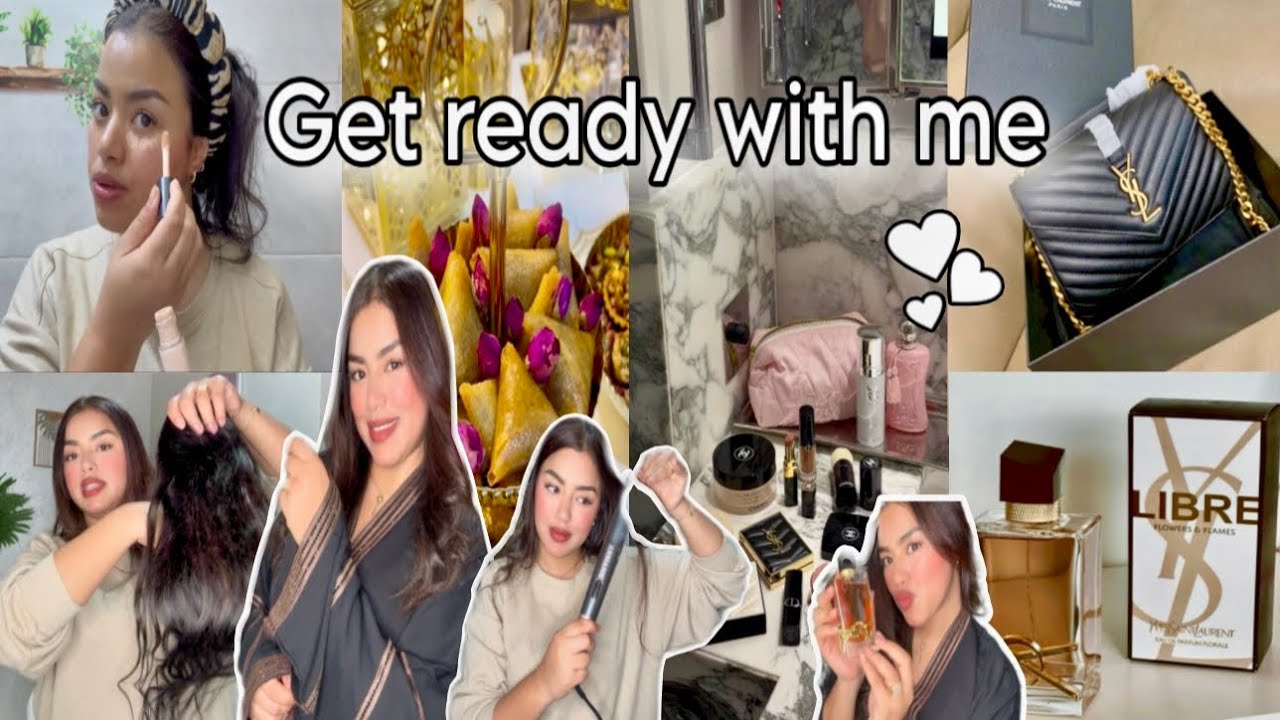 اخيرا معروضة فرمضان🌙وجدت راسي معاكم💁‍♀️مكياج+ شعر +لبس✨تعطلت يزاف🤯GET READY WITH ME 