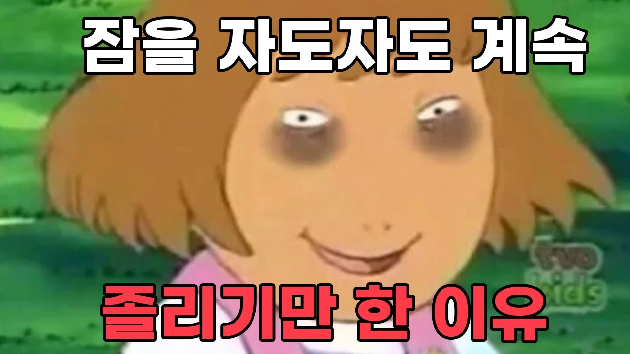 잠을 자도자도 계속 졸리기만 한 이유 #만성피로 #피곤함 #무기력