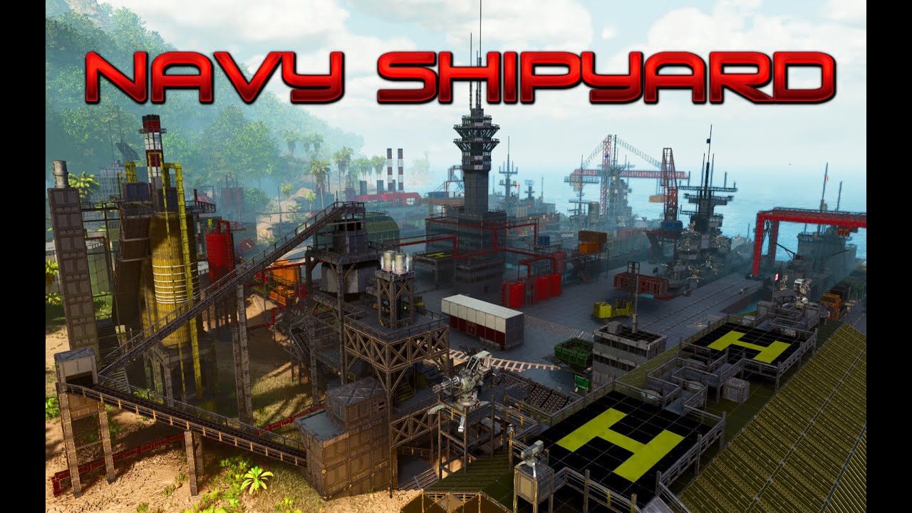 Ark Survival Ascended - SuperDooM's Armada Navy Shipyard