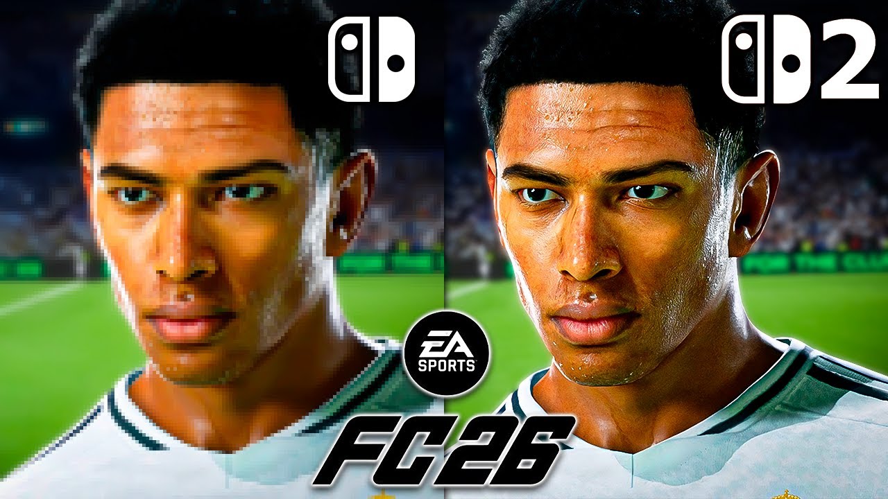 EA FC 26 NINTENDO SWITCH 1 vs NINTENDO SWITCH 2 | VIROU OUTRO JOGO!