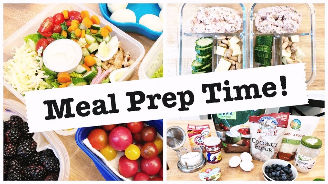 🔥 MEAL PREP WITH ME! 🥗 HEALTHY + KETO FRIENDLY MEAL PREP 🥩 LOW CARB 😁 JEN CHAPIN