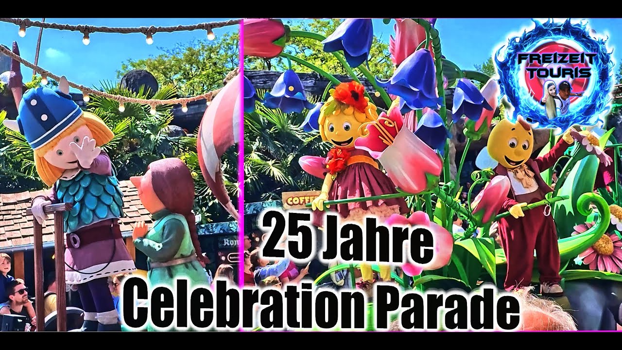 Die brandneue 25 Jahre Celebration Parade im Plopsaland de Panne