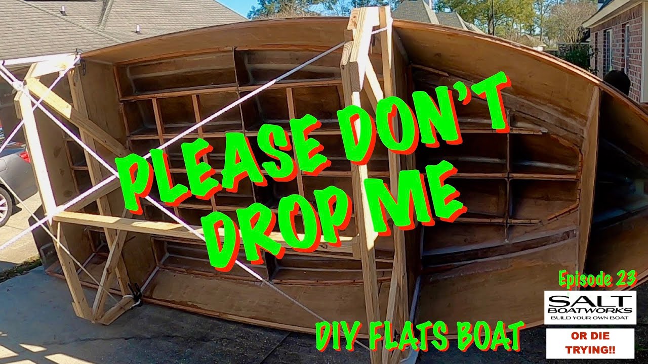 23. DIY Boat Building: FLIPPING A BOAT on Purpose!