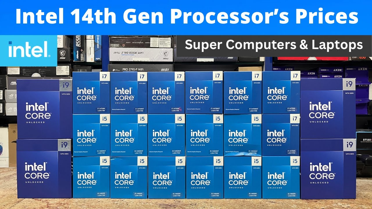 Intel 14th Gen Processors Prices in India | Super Computers & Laptops  
