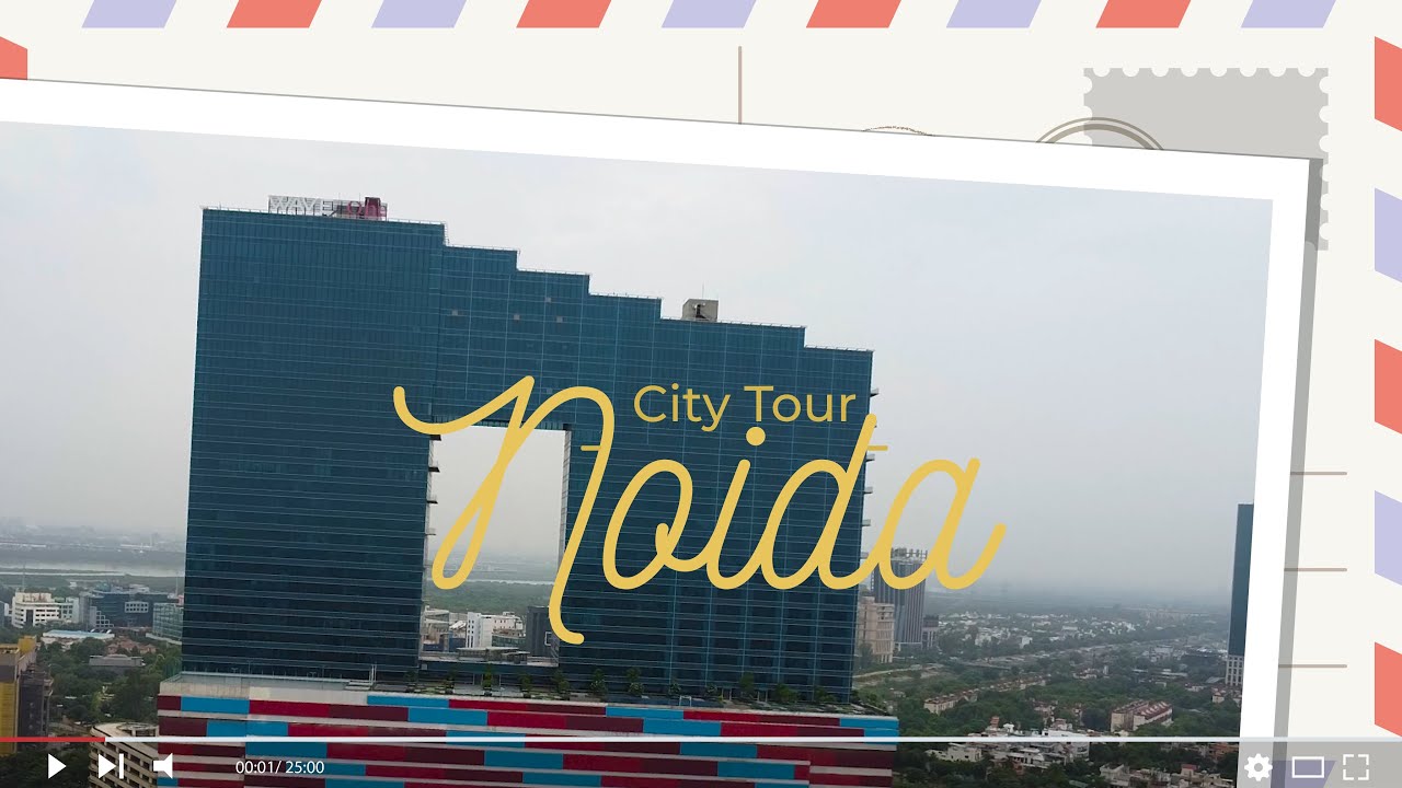 Discover Noida City: The Hidden Gems & Future of India's Urban Hub | Noida City Tour from the sky