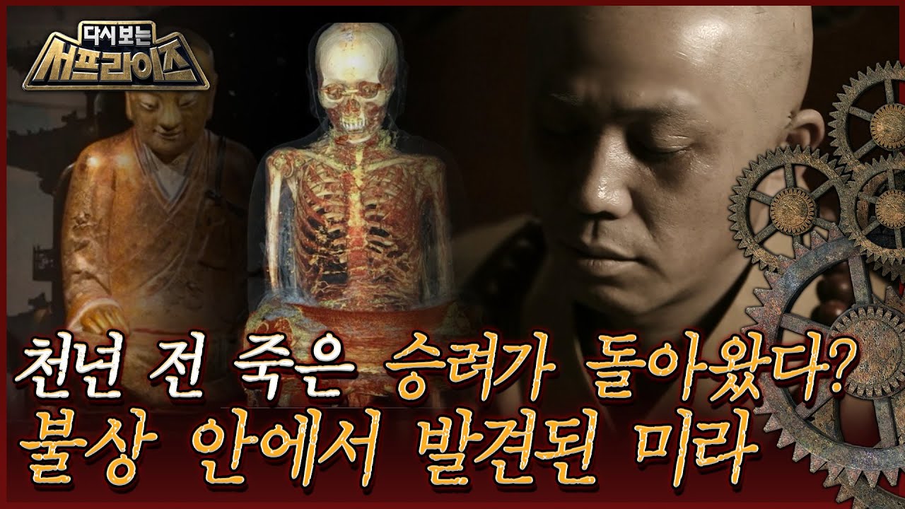 [다시보는 서프라이즈] 천년 전 죽은 승려가 돌아왔다? 불상 안에서 발견된 미라 MBC150322방송