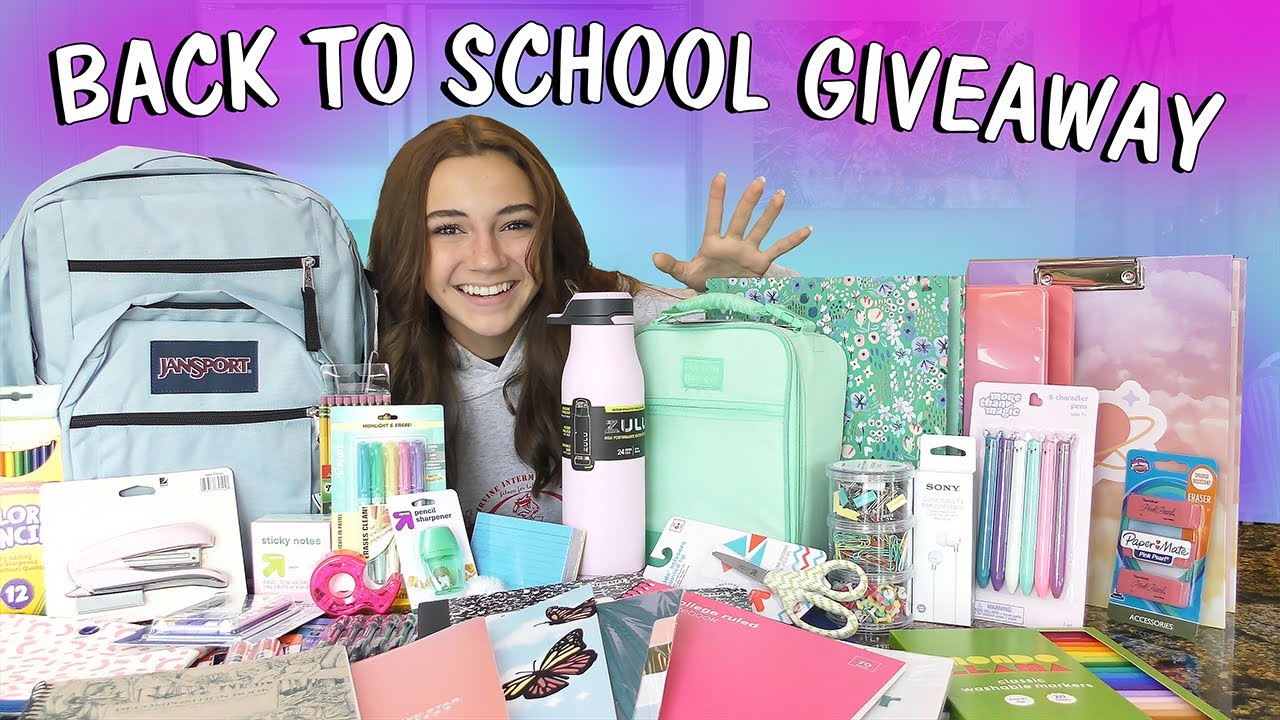 BACK TO SCHOOL HAUL GIVEAWAY!!! | Kayla Davis