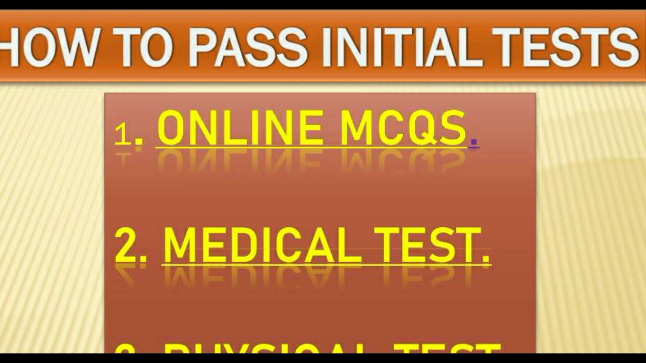 145 PMA Long Course Initital Test - How to Pass Pak Army Initial Tests.