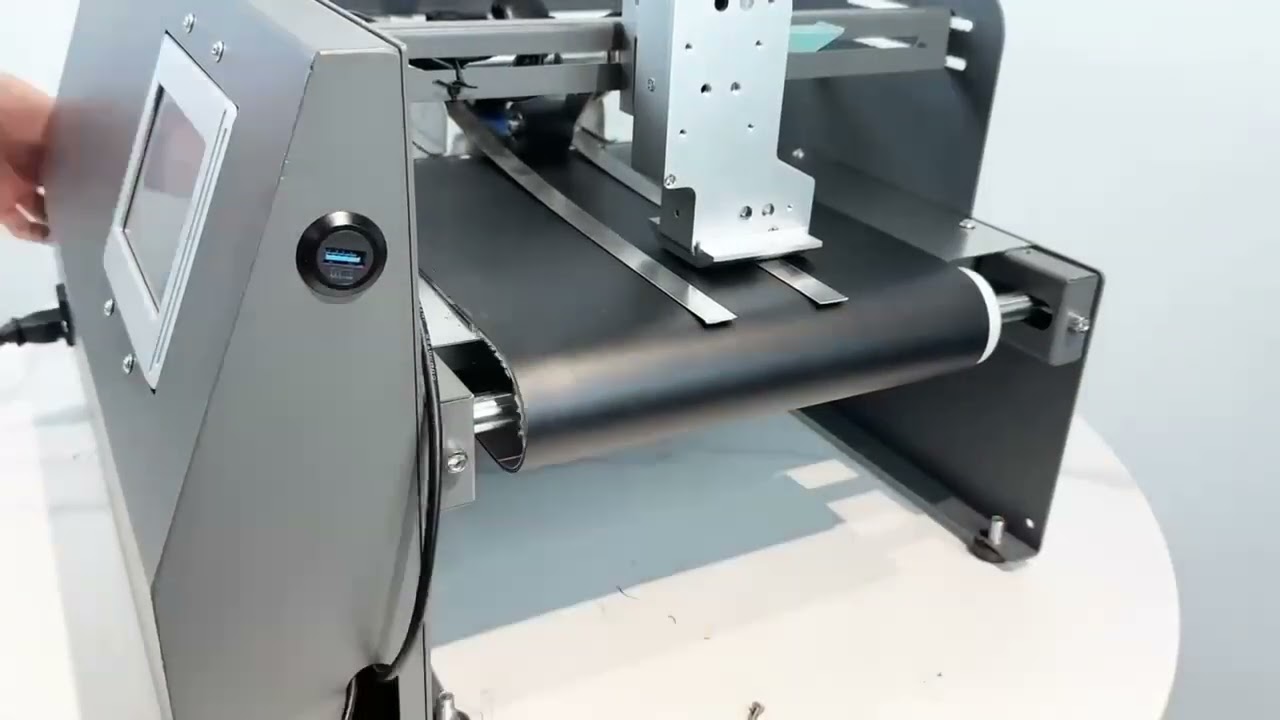 inkjet printer with autofeeder paging machine for labels barcode printing.