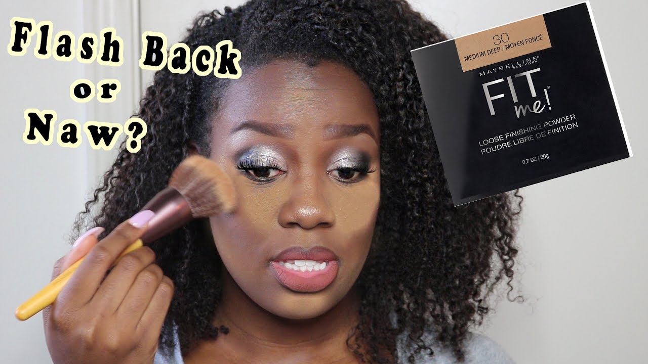 Maybelline loose finishing powder Review + Demo | Flash back ?