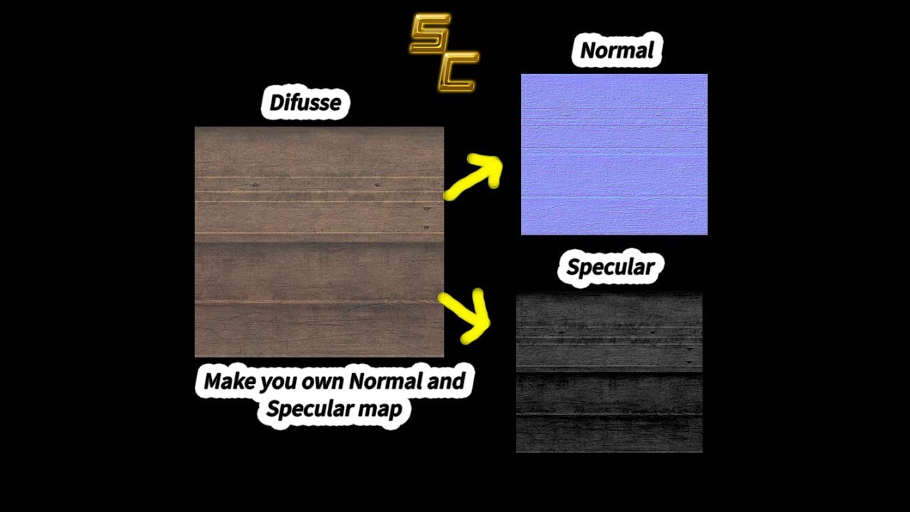 Make you own Normal and specular maps
