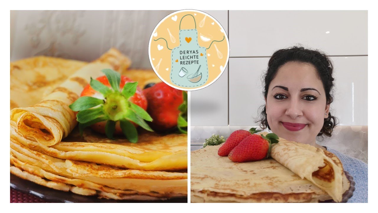 Eierkuchen/Crêpes/Pfannkuchen-Anleitung für Kinder und Anfänger (Becher-Rezept)