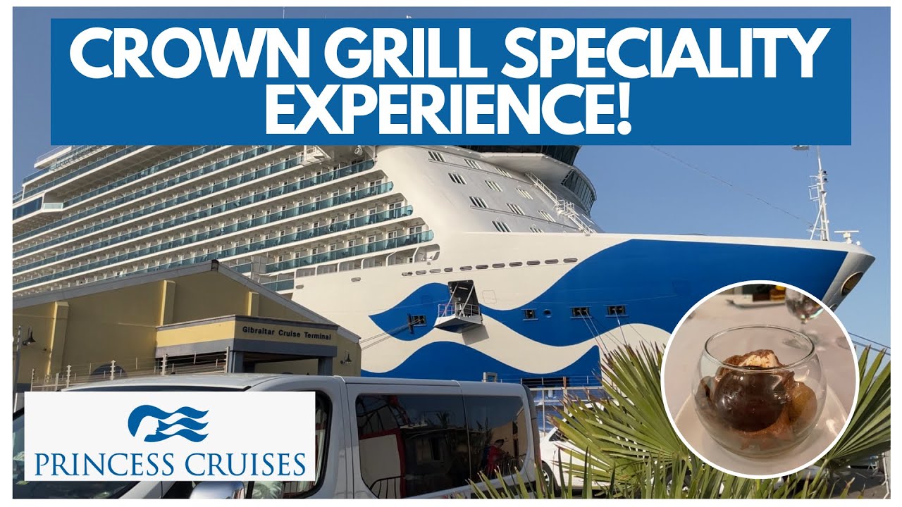 Мы пробуем наше первое фирменное блюдо CROWN GRILL! - День 9, Cadiz SKY PRINCESS