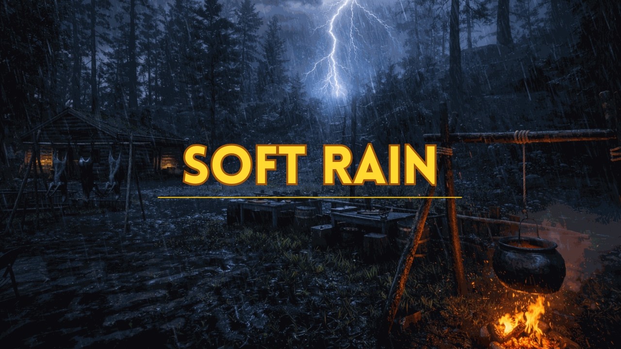 Heavy Rain Sounds for Studying, Memory & Productivity
