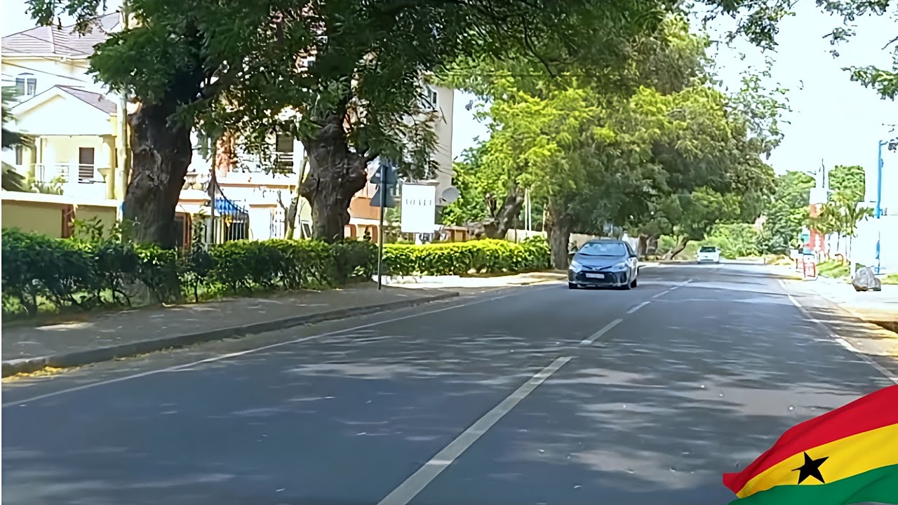 Driving Through one of the serene communities in Accra, Ghana 🇬🇭