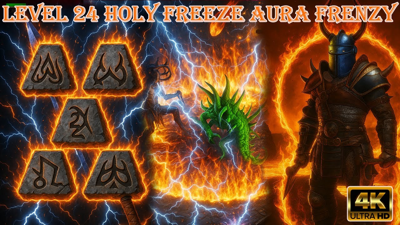 Level 24 Holy Freeze Aura Frenzy Barbarian &ndash; Unexpected Power in Diablo 2 Resurrected!