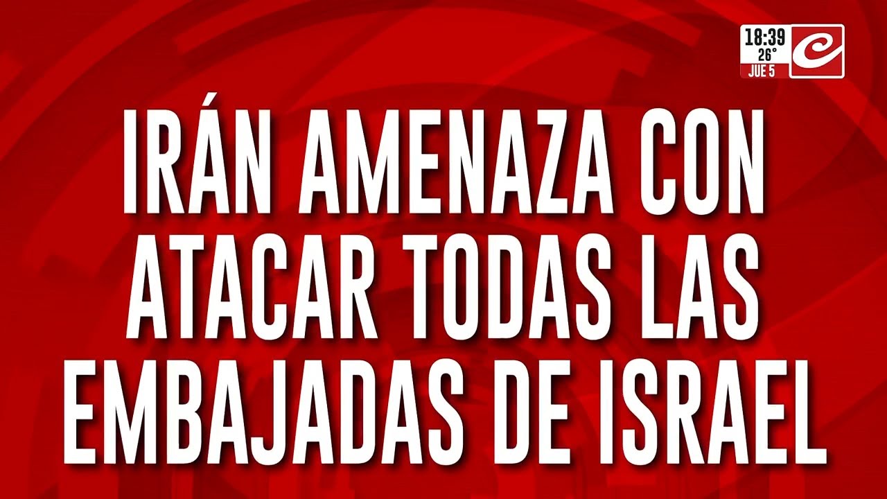 Amenaza global: refuerzan la seguridad en la Embajada de Israel en Buenos Aires