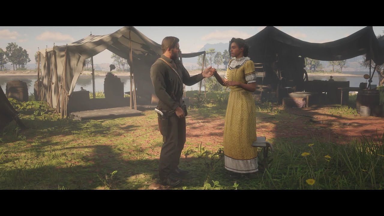 Arthur Plays Dominoes With Tilly - Red Dead Redemption 2 | RDR2