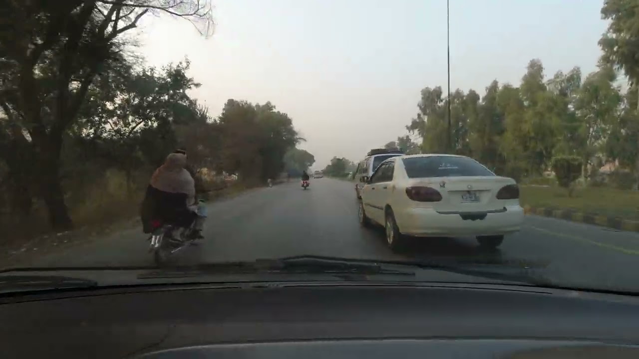Kharian Cantt. Kharian City. GT Road. 4K. PAKISTAN.