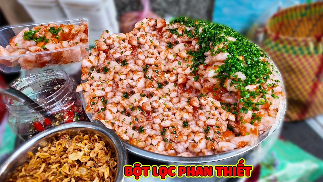 Bánh BỘT LỌC PHAN THIẾT Núp Sâu Hẻm Chợ Vẫn Được Nhiều Người Săn Đón.