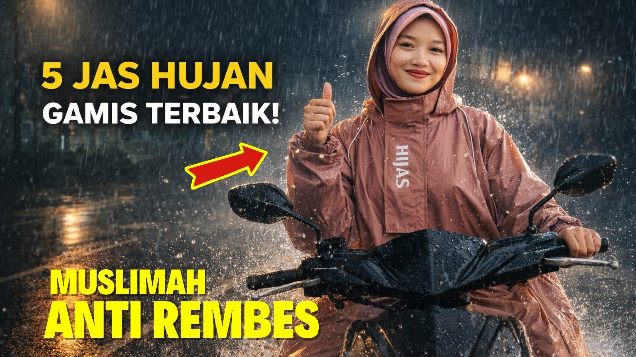 5 Rekomendasi Jas Hujan Gamis Terbaik 2026: Anti Rembes & Tetap Modis!