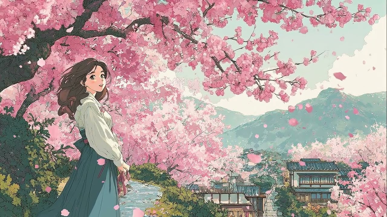 Japanese Sakura Relaxing Music 🌸 Peaceful Zen Garden Ambience for Sleep, Study & Meditation