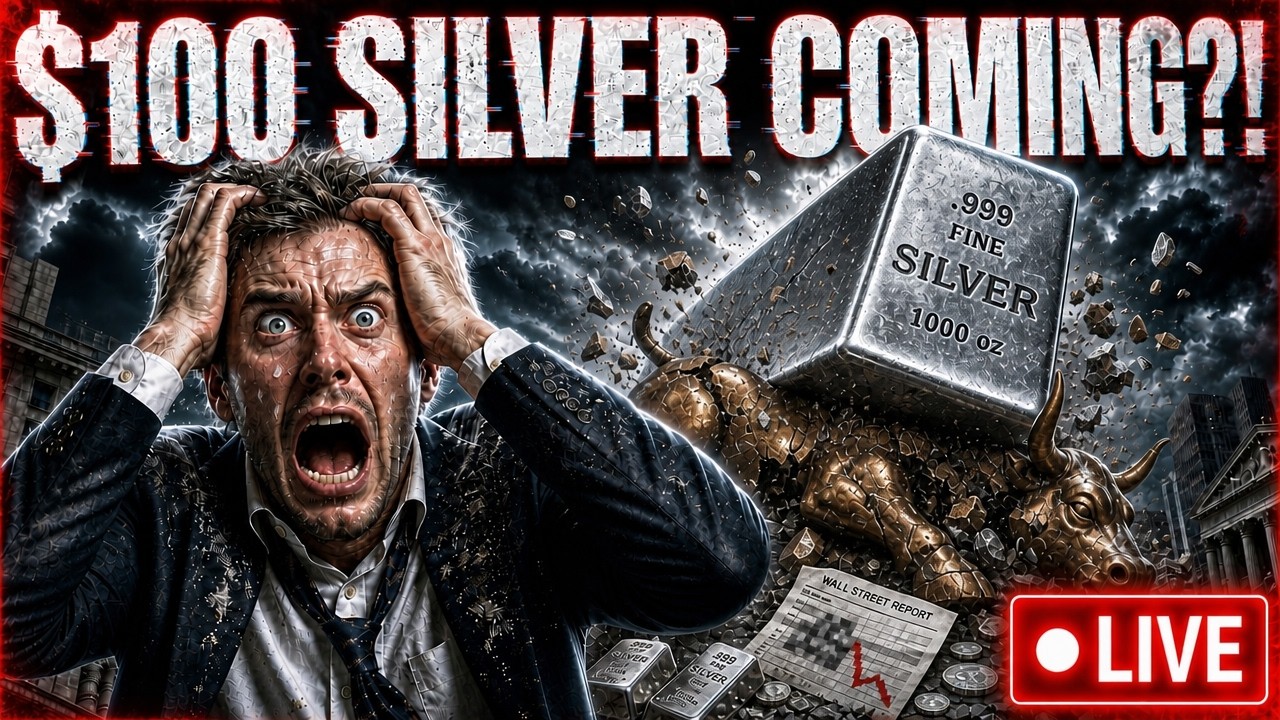 $100 Silver Incoming? COMEX Market Open! LIVE Breaking News!📉🚨