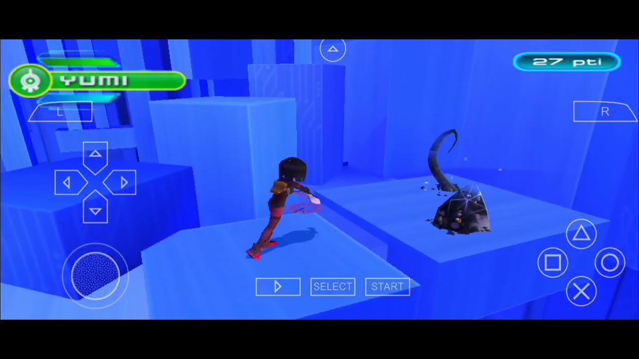 Code Lyoko Quest of Infinity - PSP Android - gameplay video with sounds - parte 2