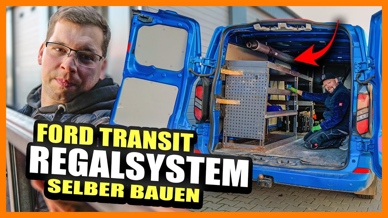 Neuer FORD TRANSIT 4×4 AUSGEBAUT: Regalsystem aus TECE-Profilen! | Home Build Solution