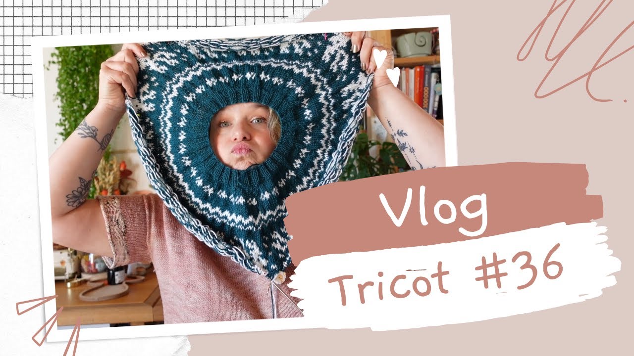 VLOG TRICOT 🧶 S2 EP36 🍂🍄 — Du jacquard et de la texture