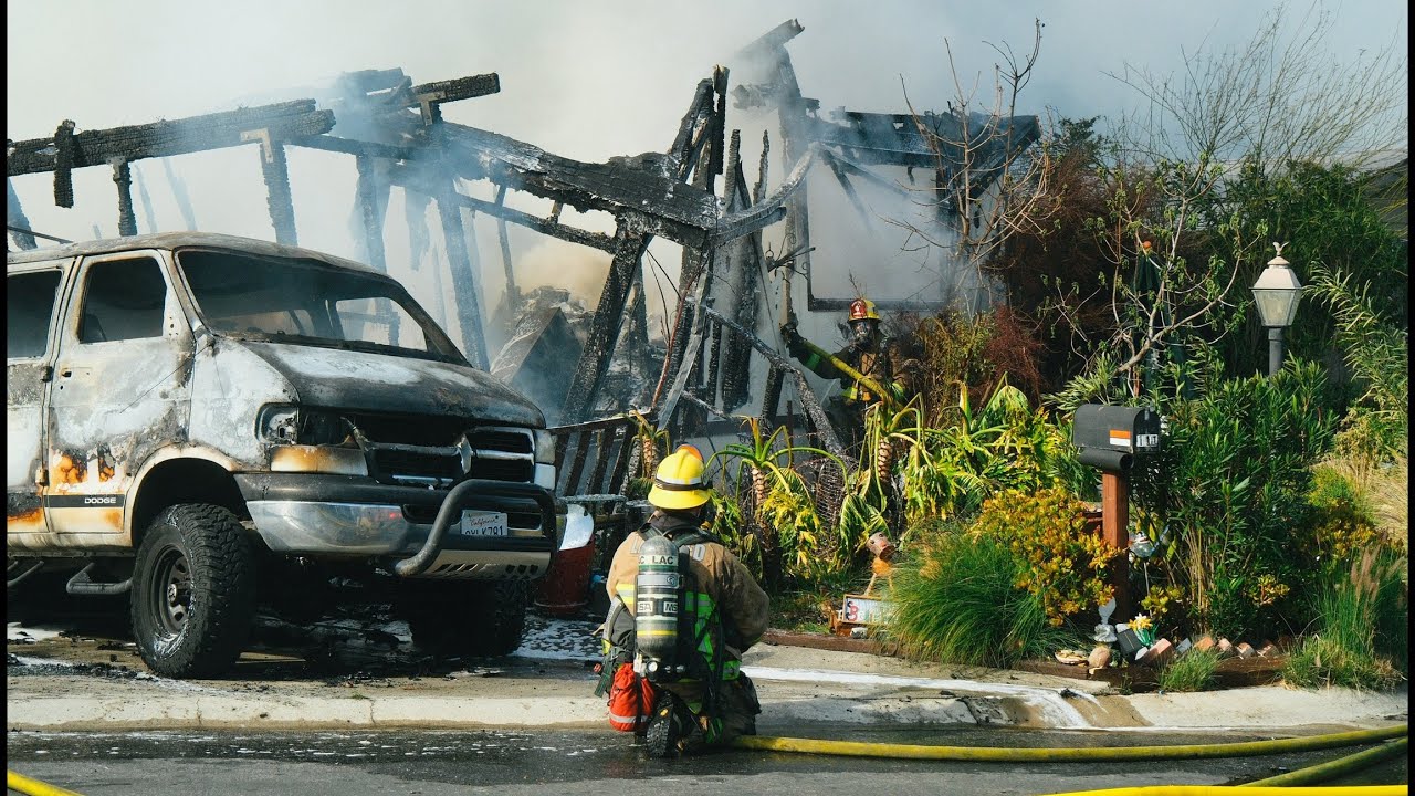 Fatal Mobile Home Park Fire in Calabasas