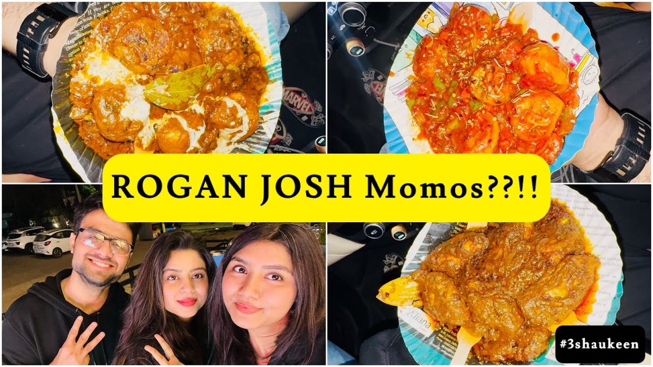 ROGAN JOSH Momos?? @ Rs 160/- | Momo Nation Cafe | Jammu Kashmir Food | vlog | #3shaukeen | #106