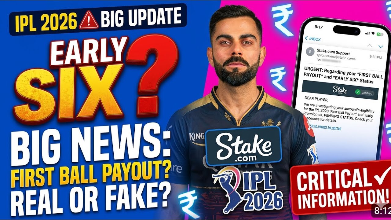 Stake New IPL Promotion REAL or FAKE? | Early Six 2026