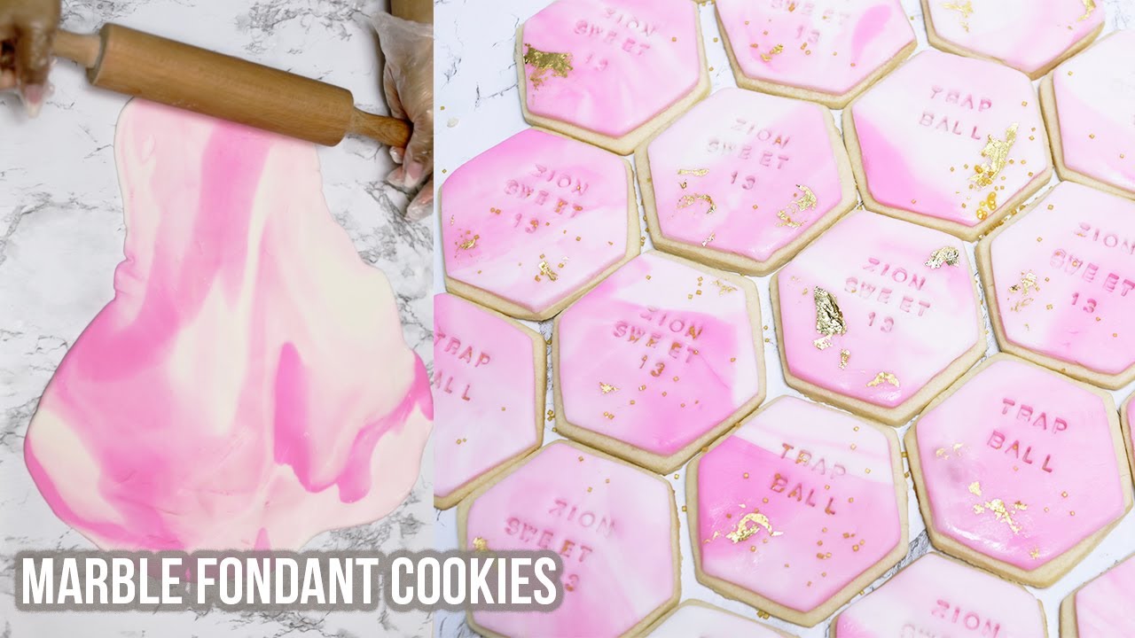 Marbled Sugar Cookies Tutorial | SUPER EASY & QUICK | Detailed