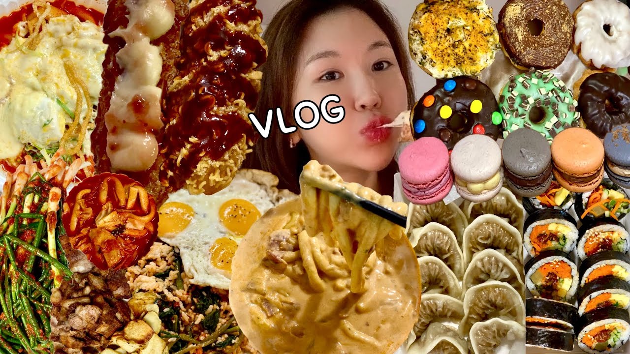 Подзаголовок) Один прием пищи в деньㅣMukbang VLOGㅣПерееданиеㅣ23: 1 прерывистое голодание ДИЕТА