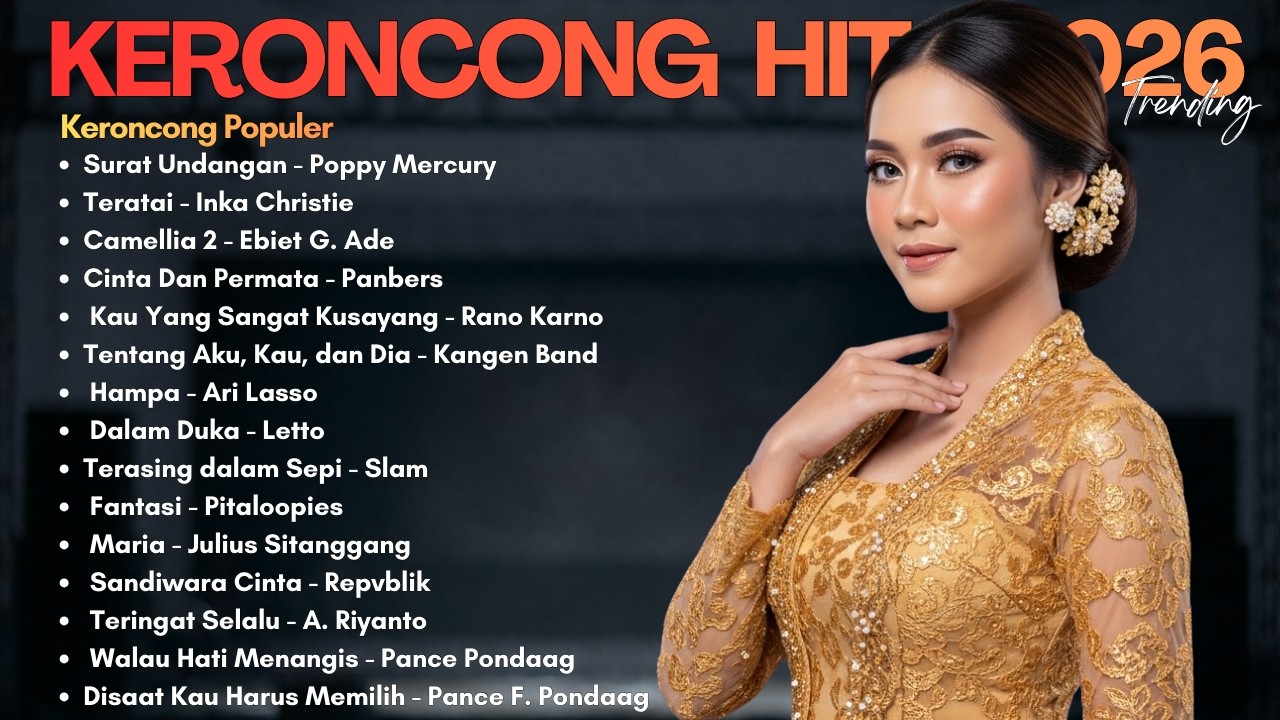 Keroncong Modern Terbaru 2026 🎶 Lagu Lawas Nostalgia Indonesia Full Album Nonstop🎶