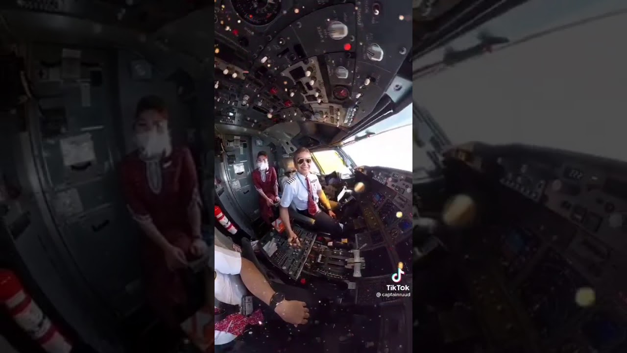TIKTOK PRAMUGARI BERSAMA PILOT